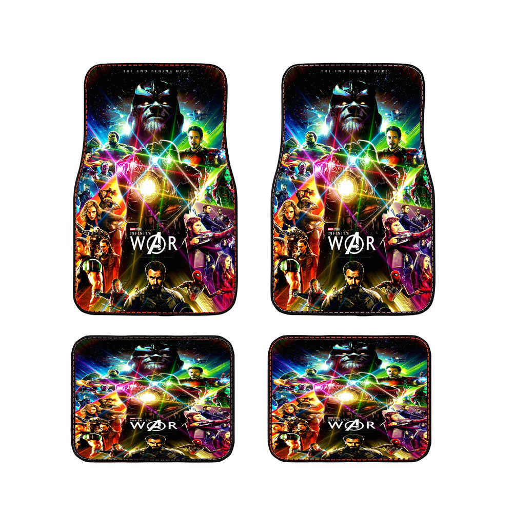 Avengers Infinity War Poster All Car Floor Mats Accessories
