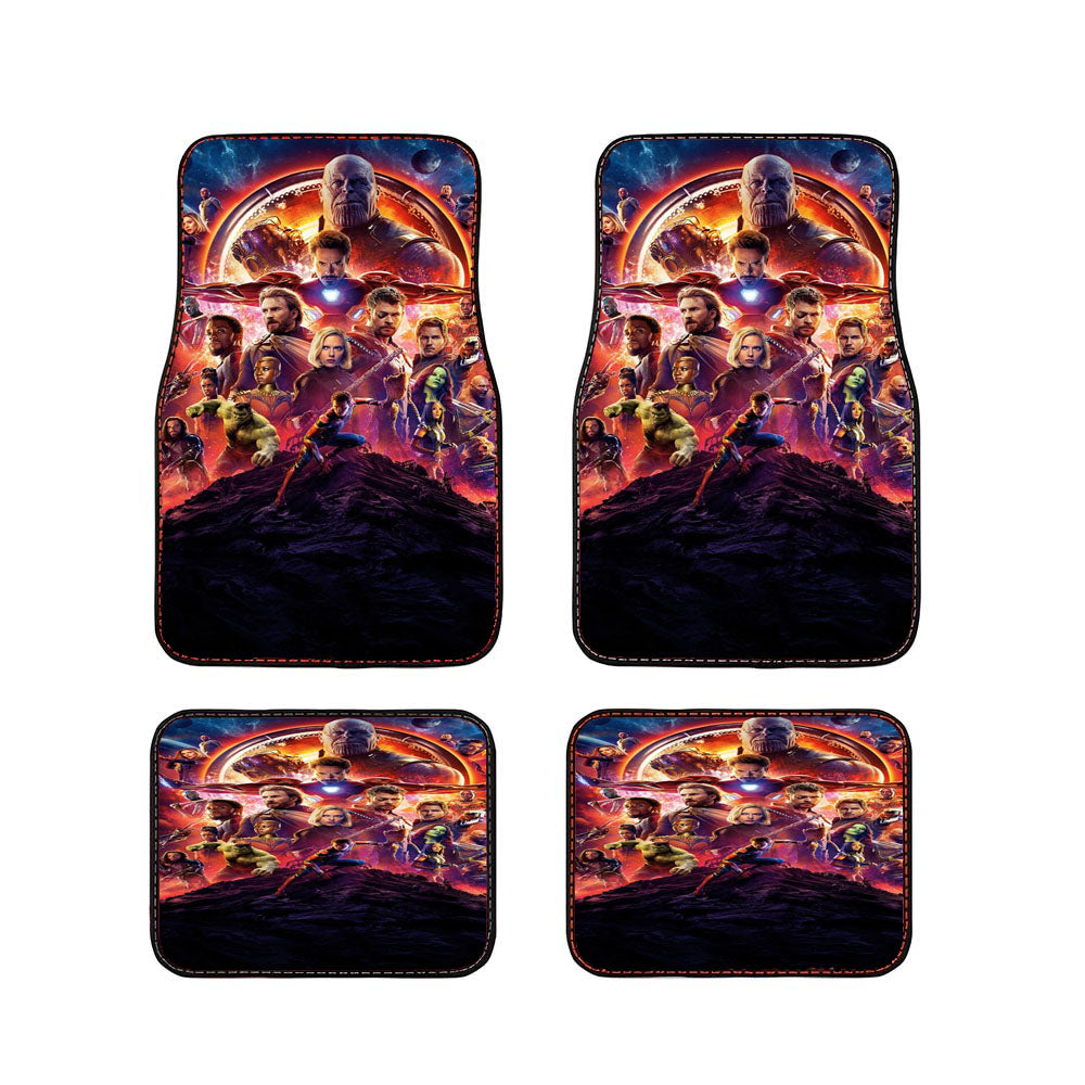 Avengers Infinity War Wallpaper Car Floor Mats Accessories