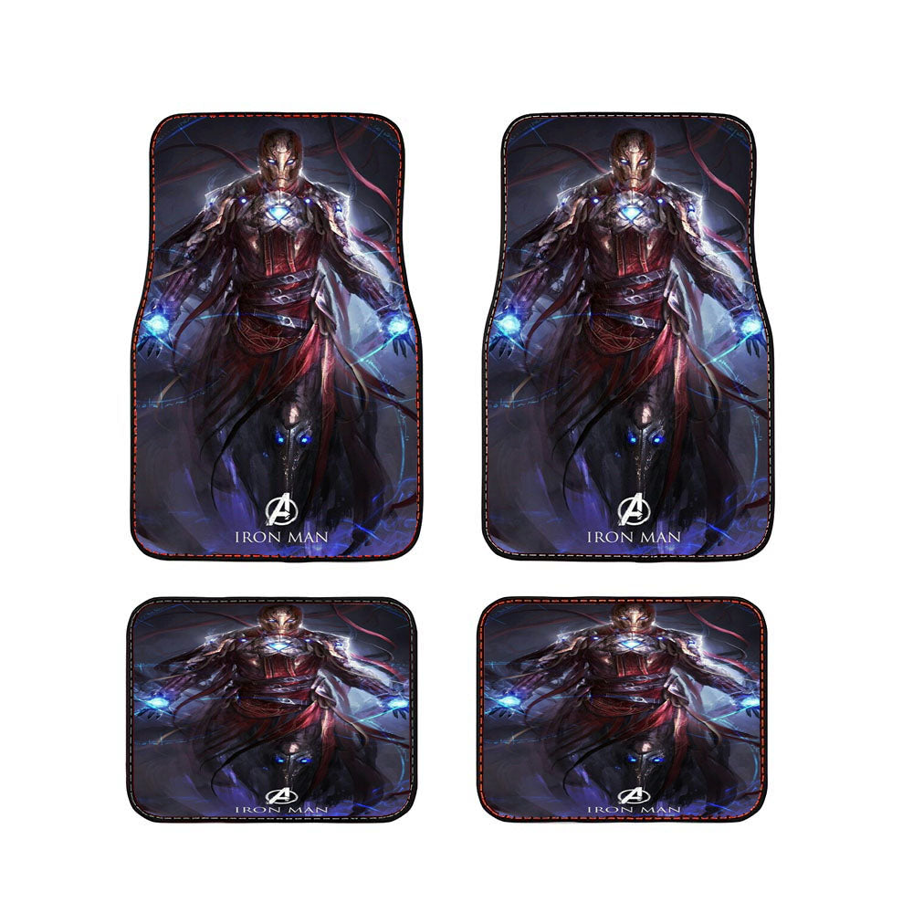 Avengers Iron Man Art Car Floor Mats Accessories