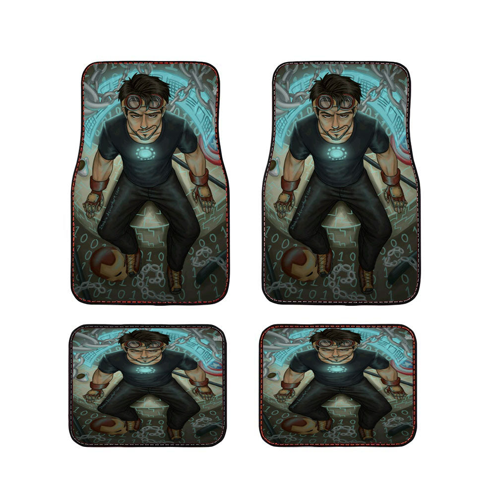 Avengers Iron Man Ilussion Car Floor Mats Accessories