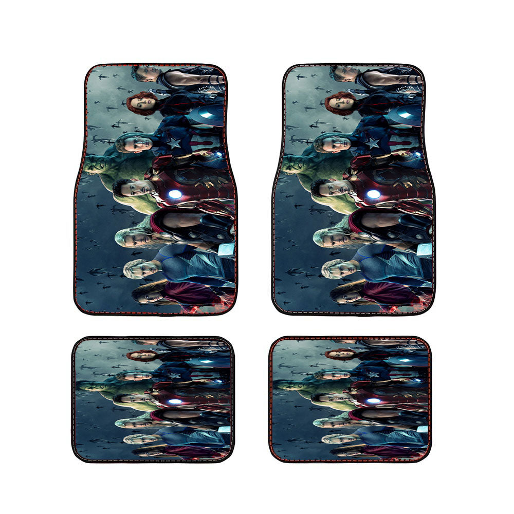 Avengers Poster Car Floor Mats Accessories