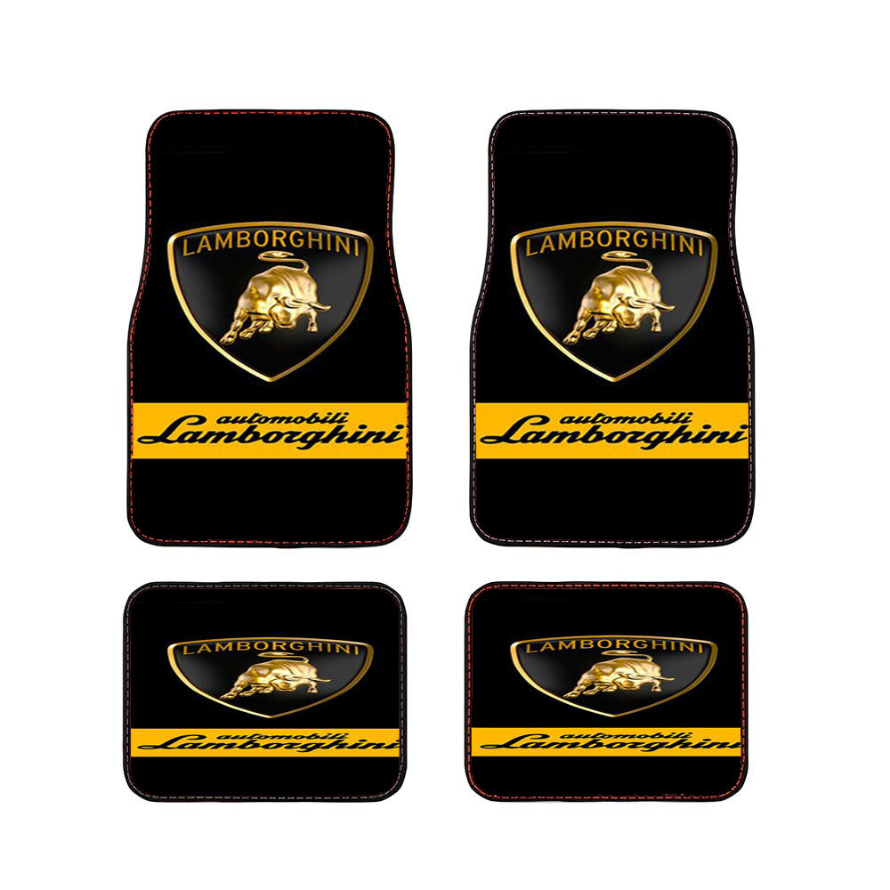 Awesome Lamborghini Logo Car Floor Mats Accessories