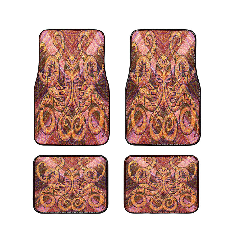 Aztec Octopus Car Floor Mats Accessories