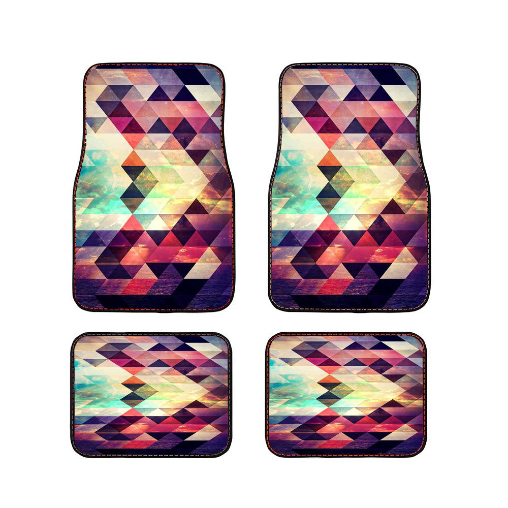 Aztec Sea And The Sunset Car Floor Mats Accessories