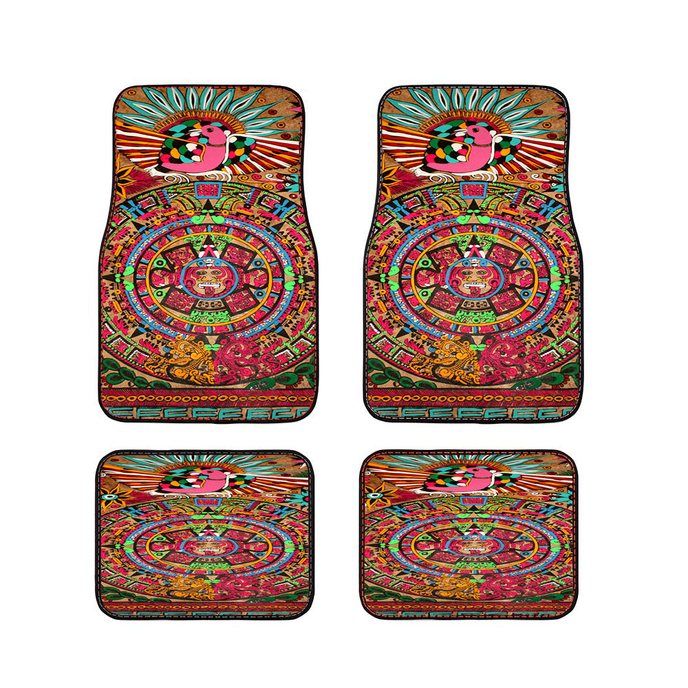 Aztec Texture Car Floor Mats Accessories