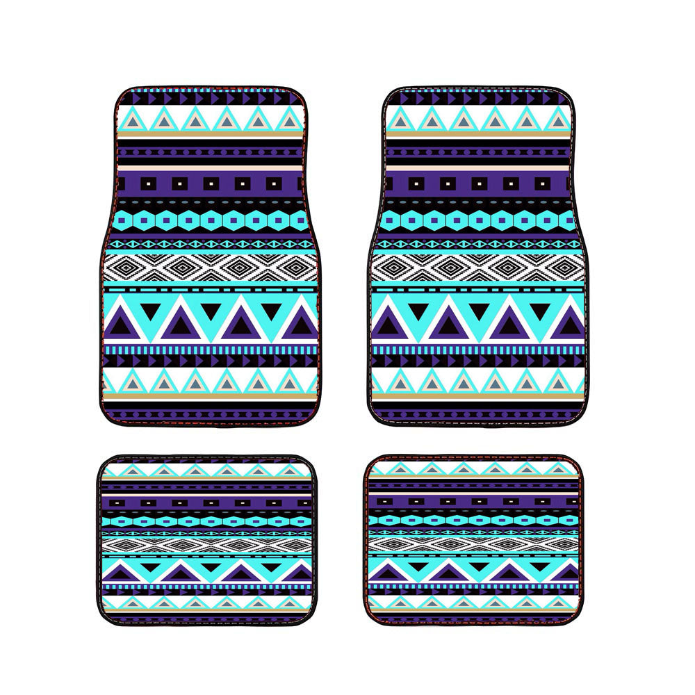 Aztec Wallpaper Car Floor Mats Accessories