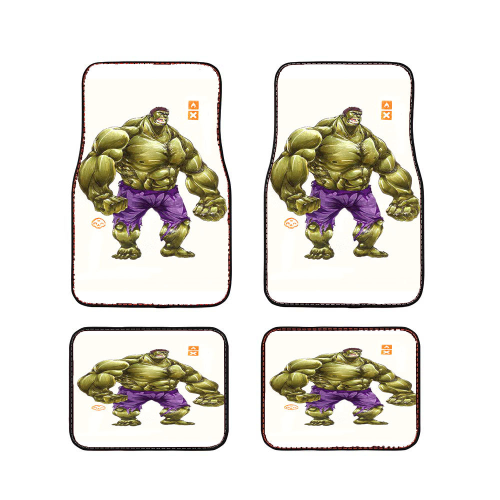 Bad Hulk Car Floor Mats Accessories