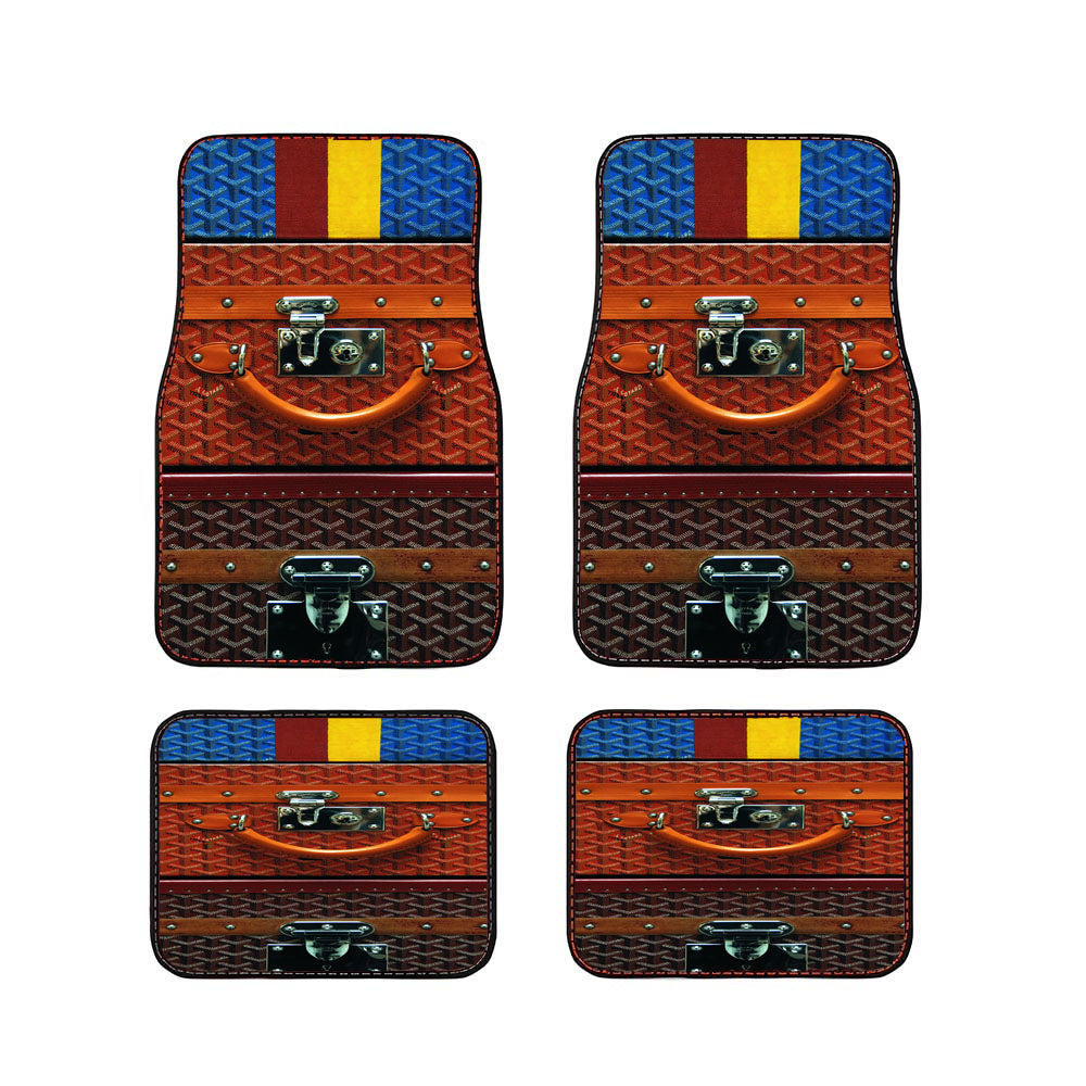 Bags Pattern Egoyard Car Floor Mats Accessories