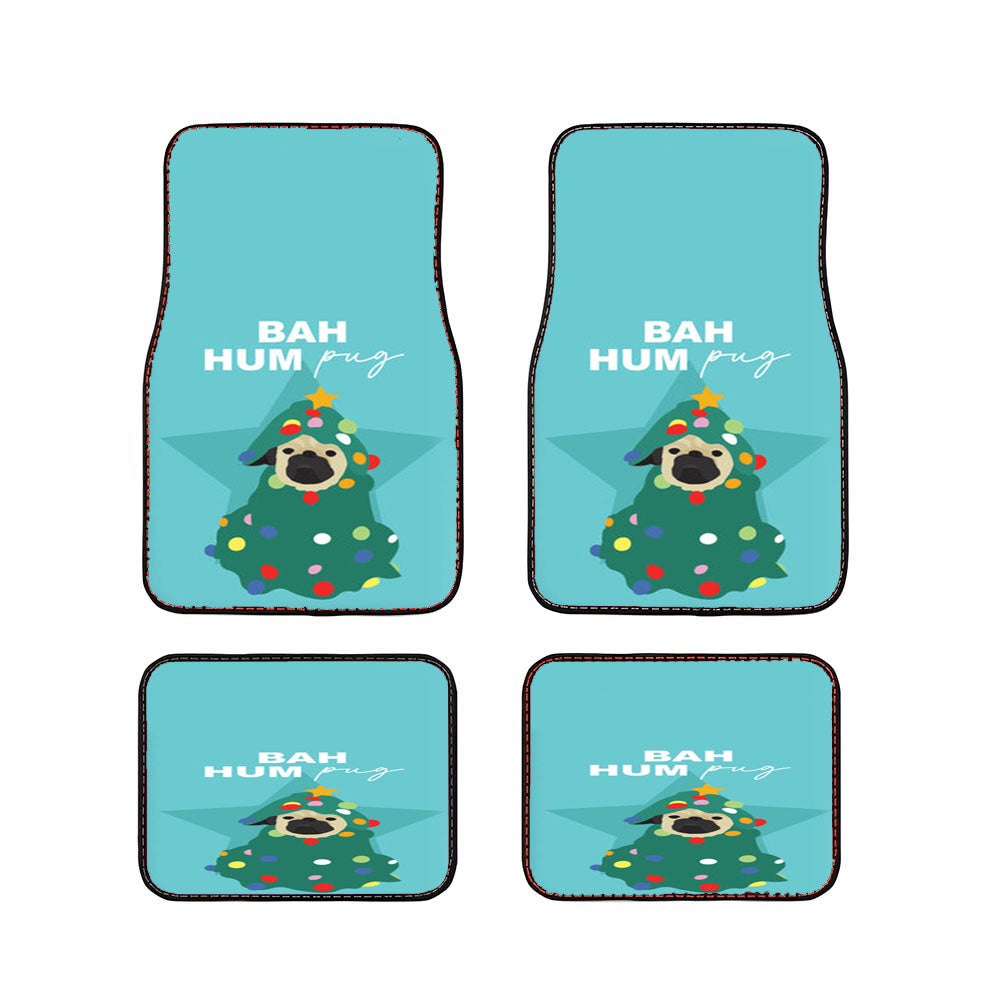 Bah Hum Pug Car Floor Mats Accessories