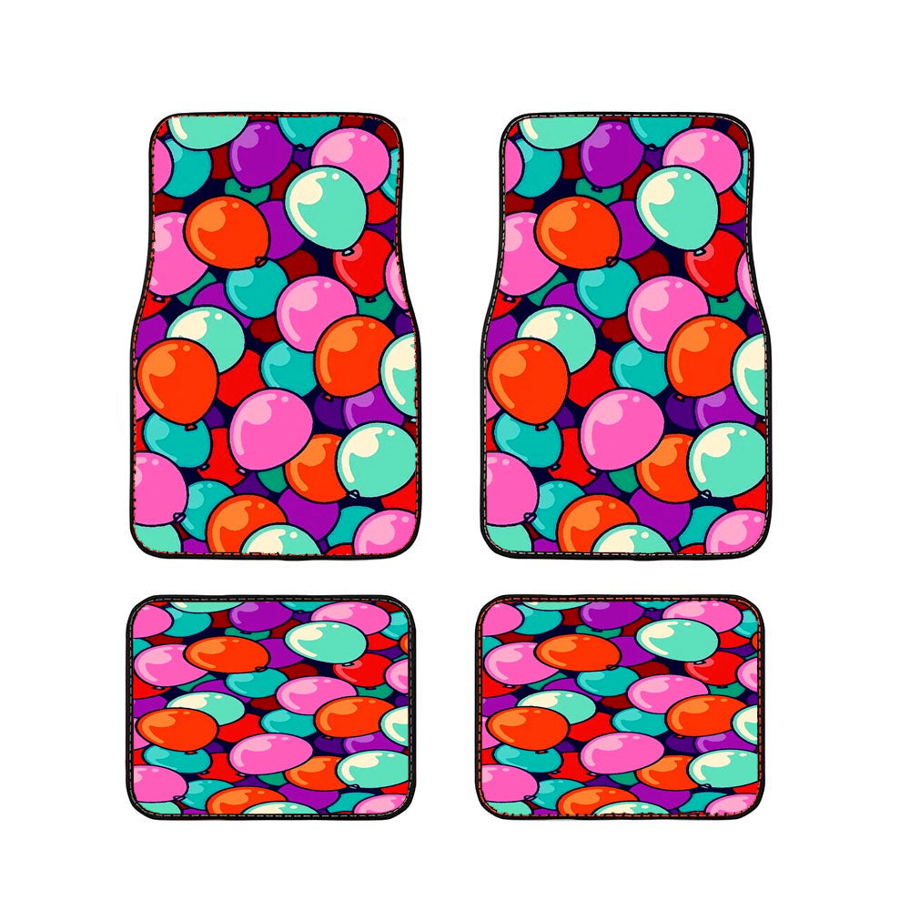 Balloon Pattern Colorful Car Floor Mats Accessories