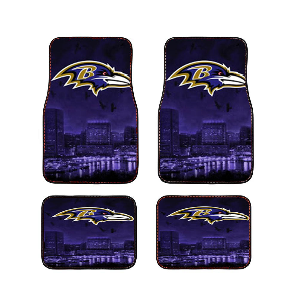 Baltimore Ravens Emblem Car Floor Mats Accessories