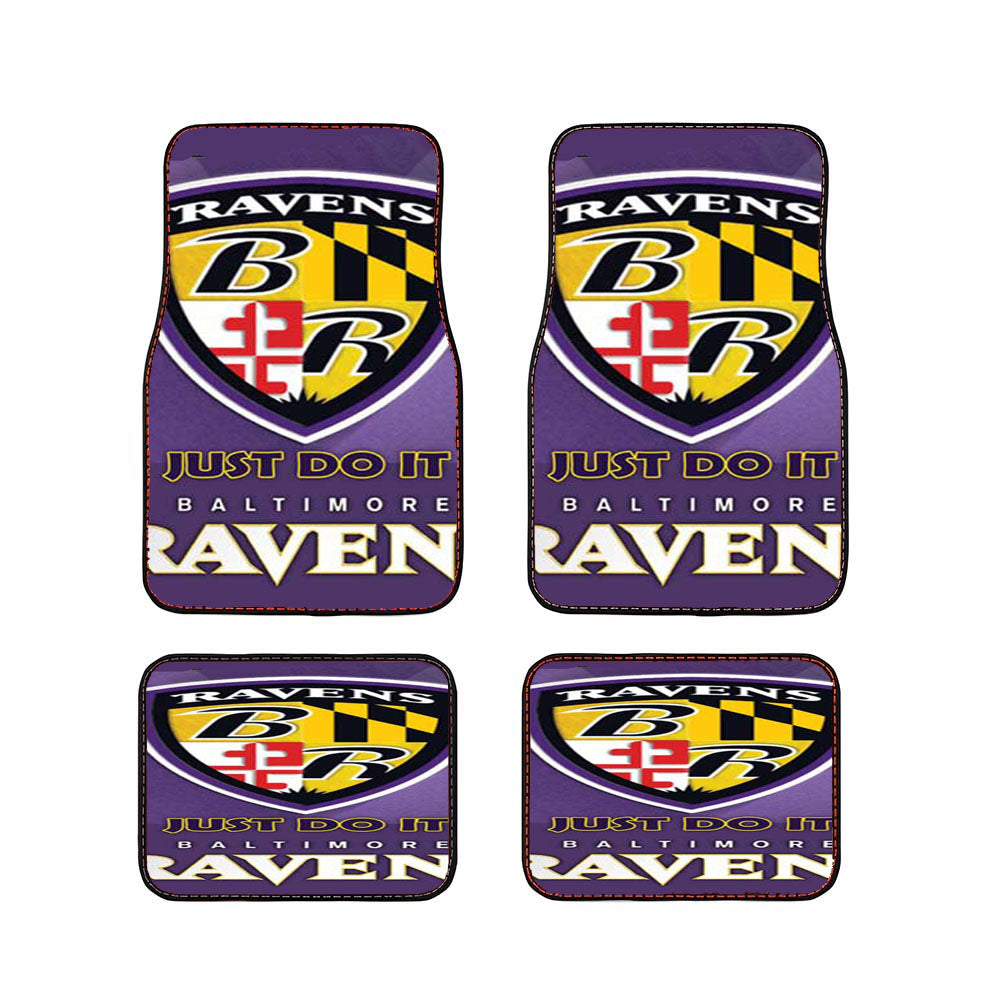 Baltimore Ravens Shield Car Floor Mats Accessories