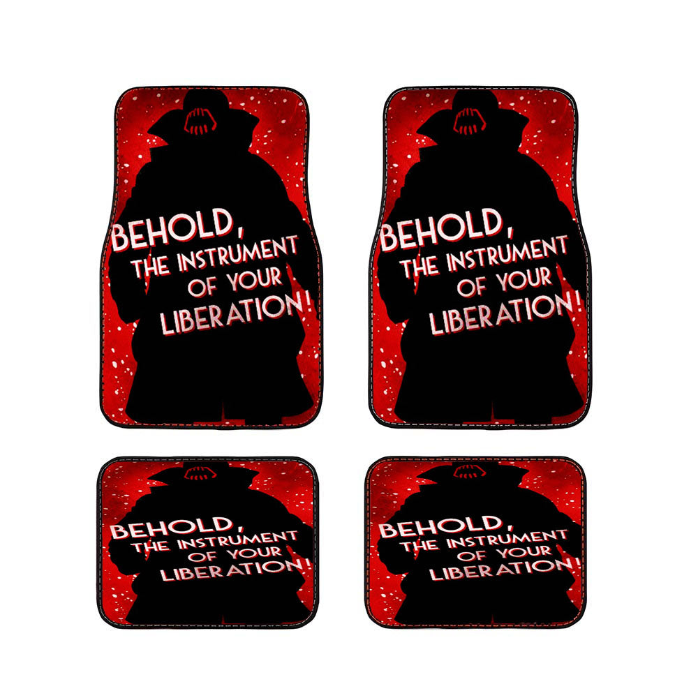 Bane Quote Batman Villain Car Floor Mats Accessories