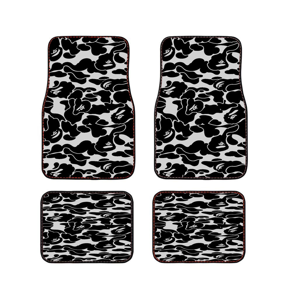 Bape Camo Bw Car Floor Mats Accessories