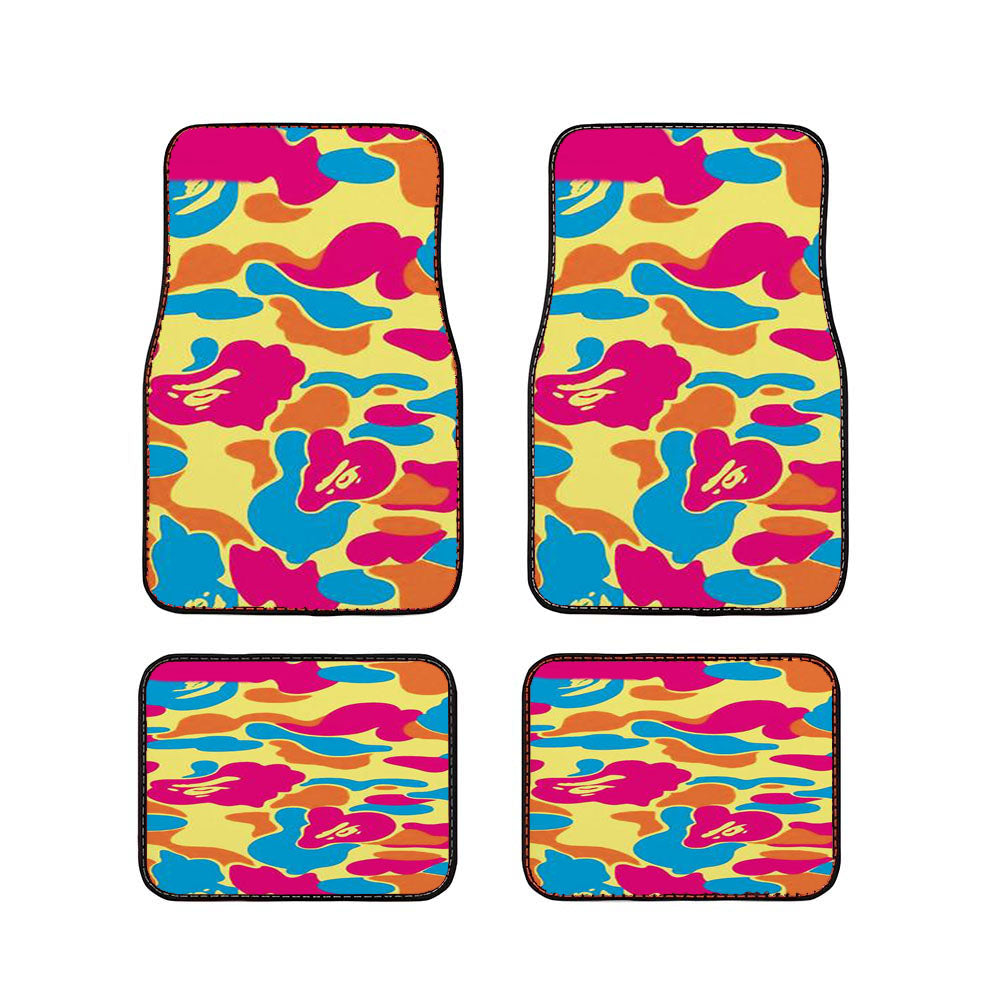 Bape Camo Candy Car Floor Mats Accessories