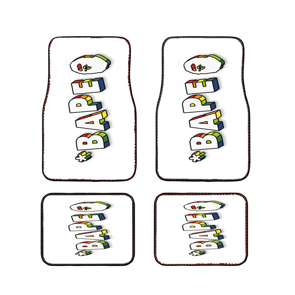 Bape Color Fun Car Floor Mats Accessories