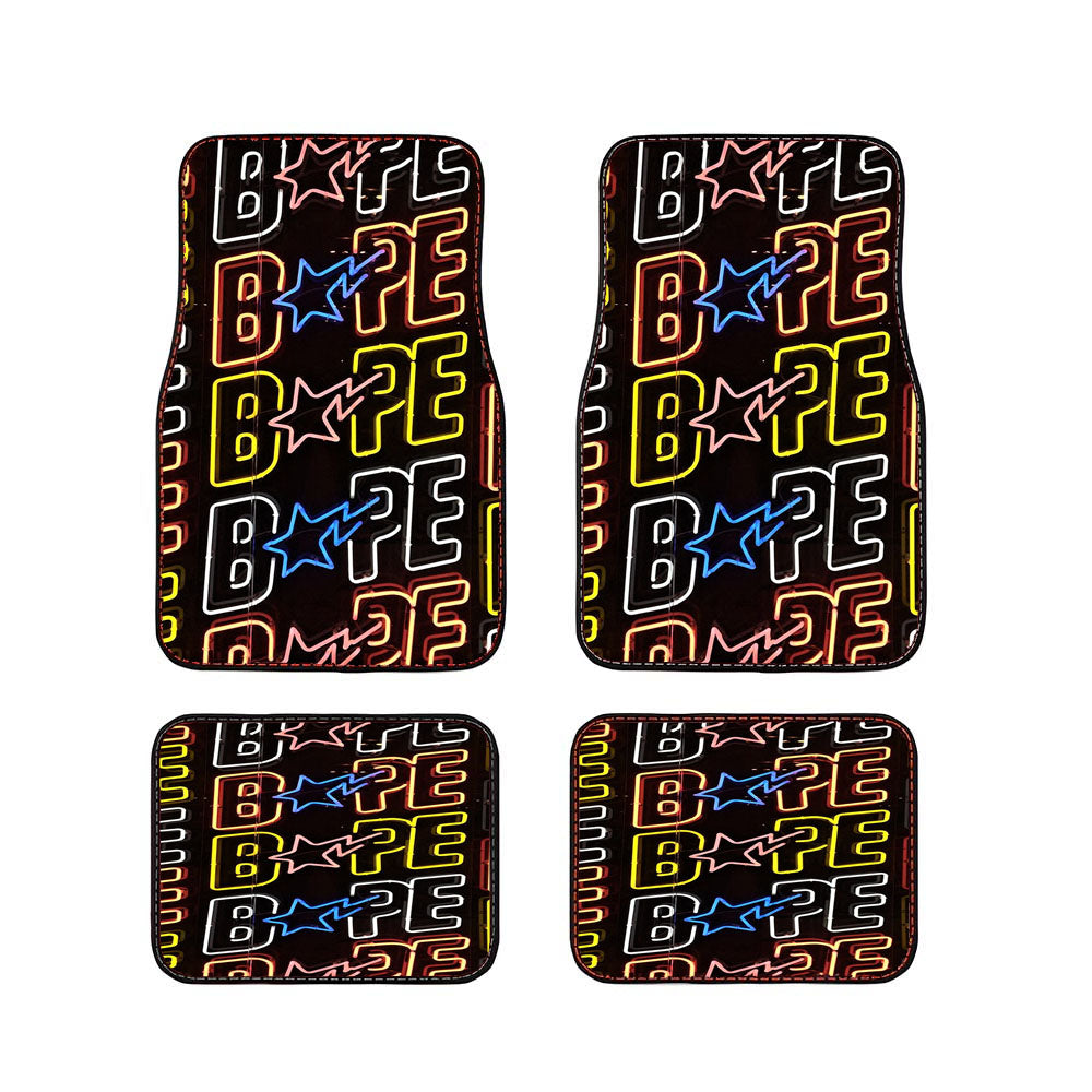 Bape Colorful Car Floor Mats Accessories