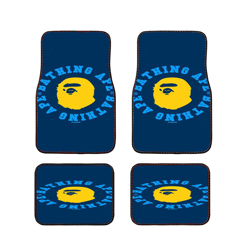 Bape Logo Monkey Car Floor Mats Accessories