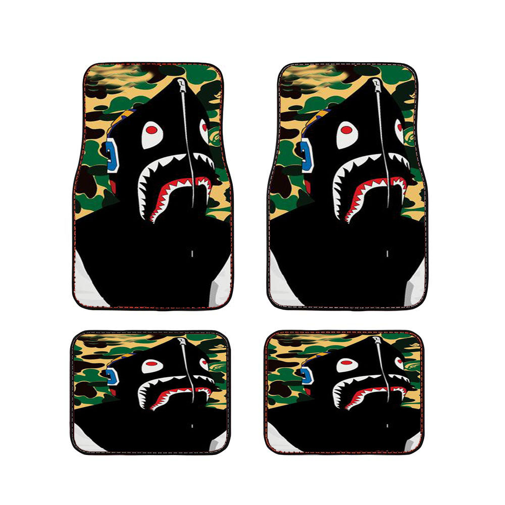 Bape Shark Hoodie Car Floor Mats Accessories