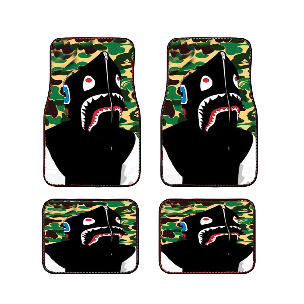 Bape Sharks Man Car Floor Mats Accessories