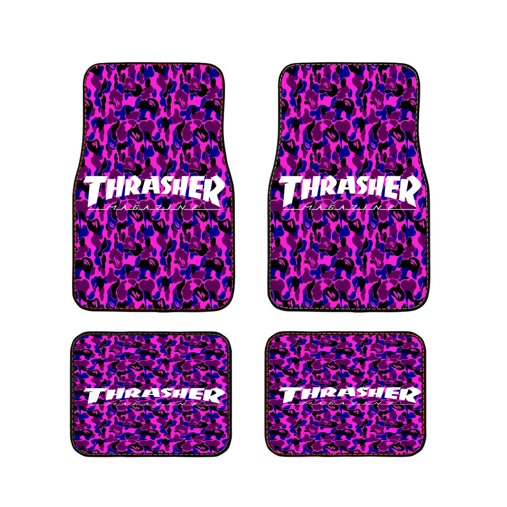 Bape Thrasher Car Floor Mats Accessories