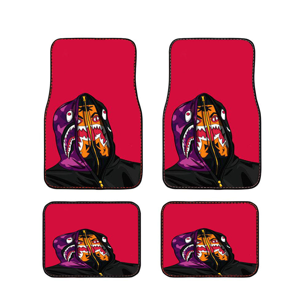 Bape Tiger Car Floor Mats Accessories