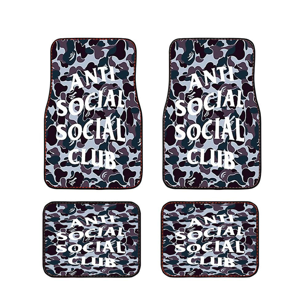Bape X Assc Style Car Floor Mats Accessories