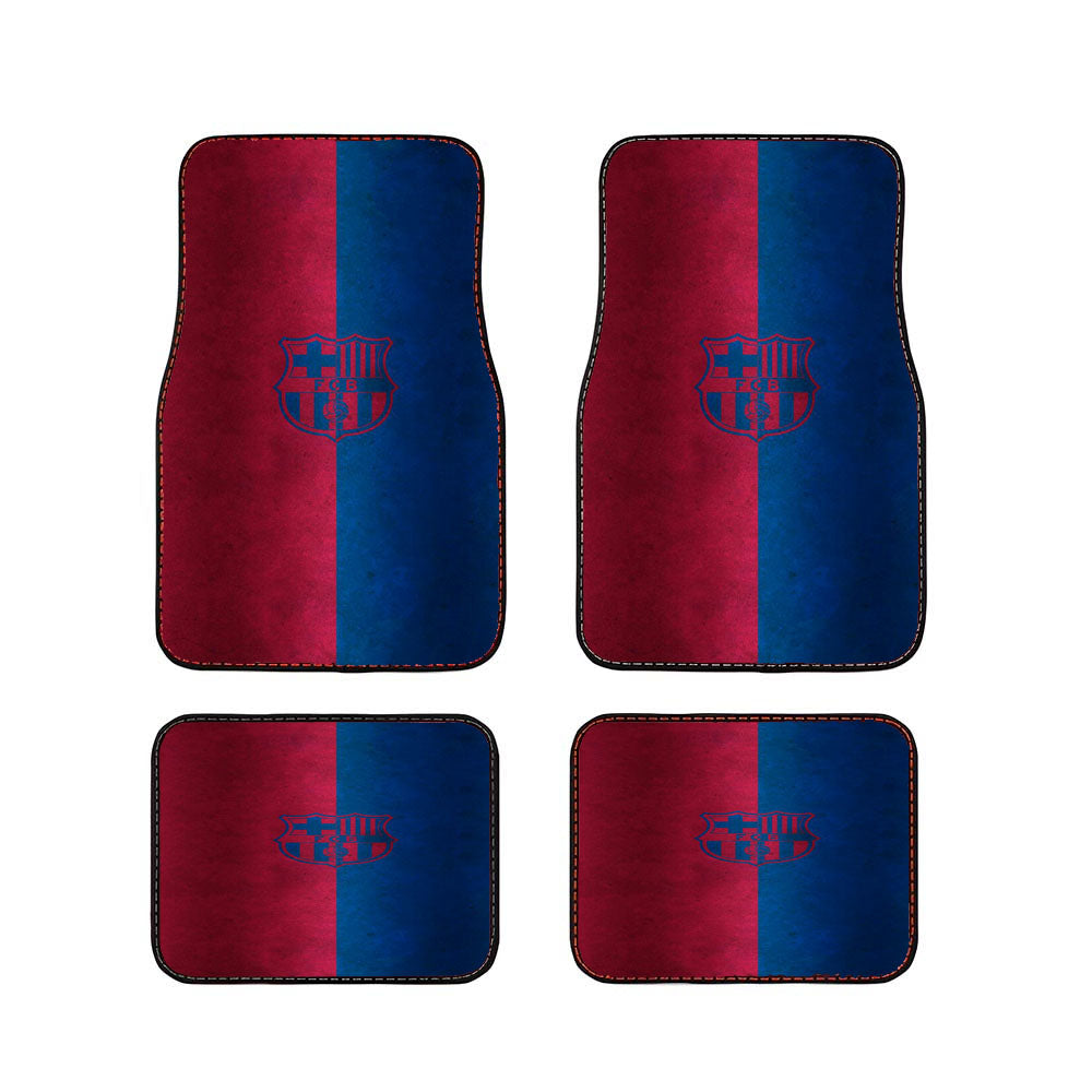 Barcelona Logo Pattern Car Floor Mats Accessories