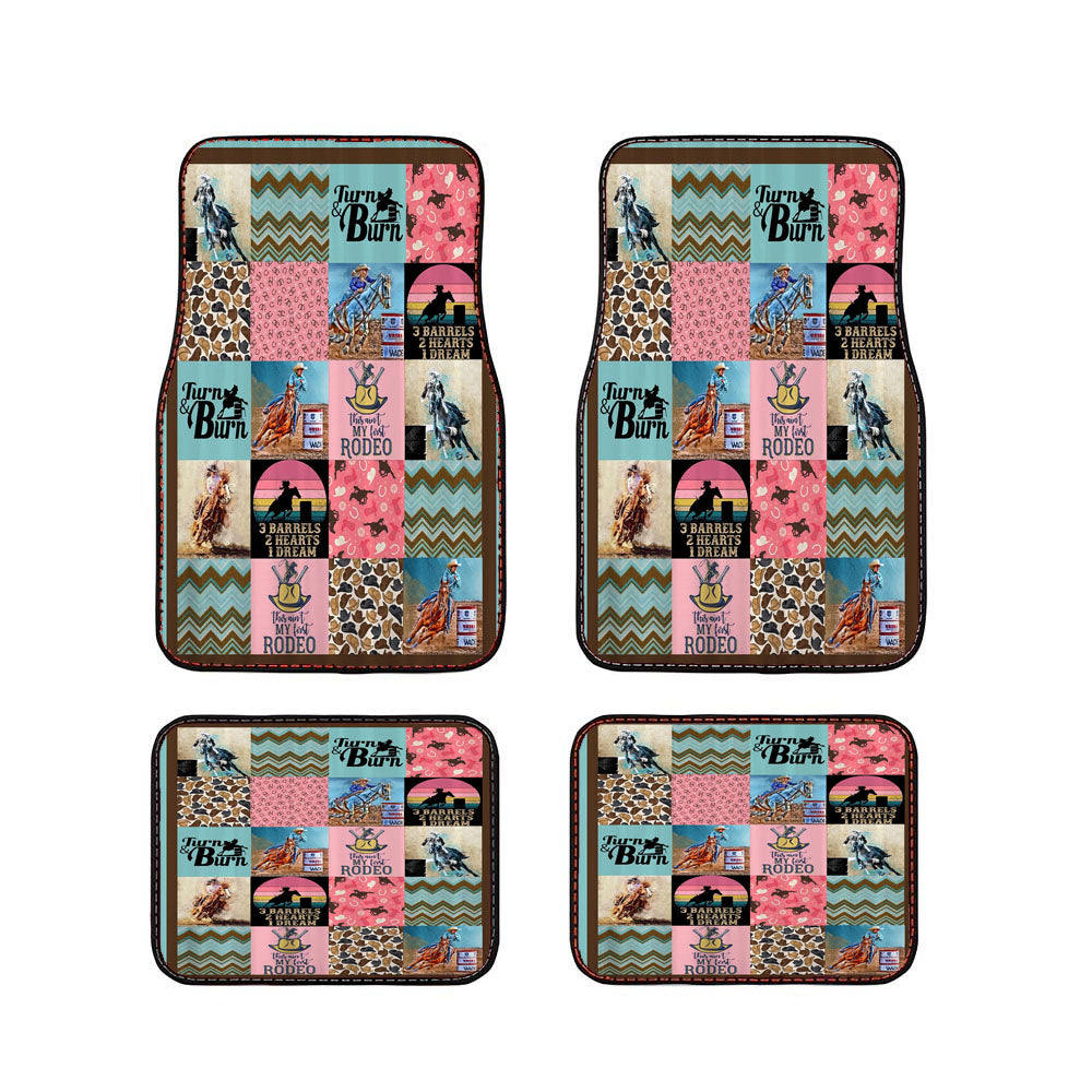 Barrel Racing Car Floor Mats Accessories