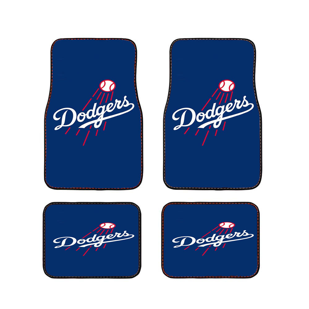 Baseball Team Dodgers Aa Car Floor Mats Accessories