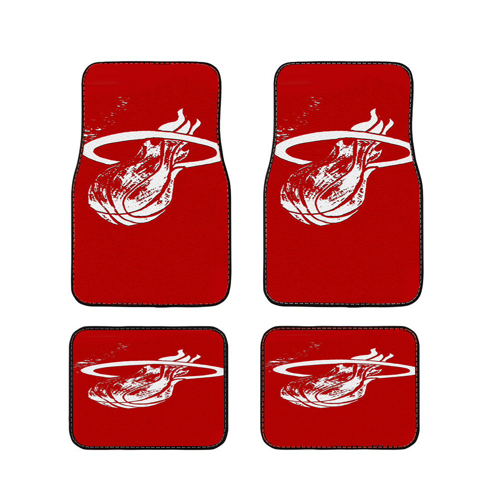 Basketball Miami Heat Car Floor Mats Accessories