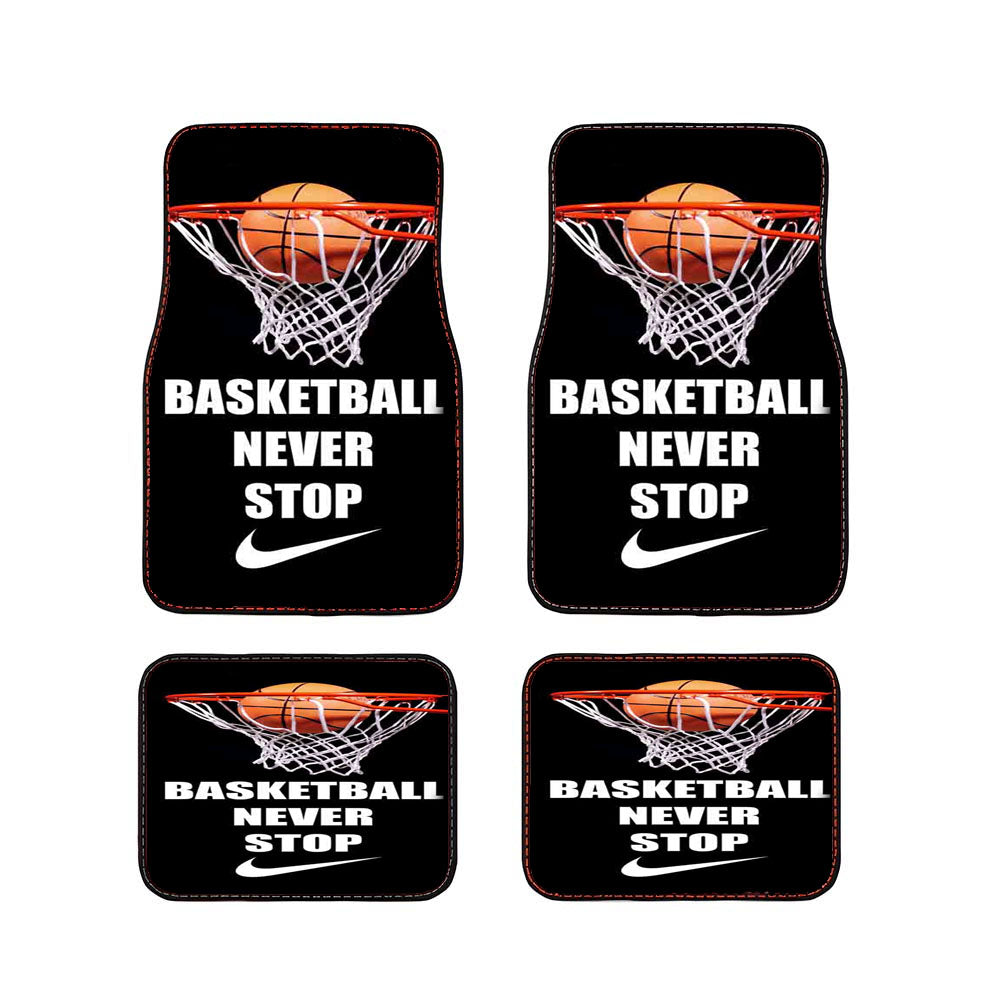Basketball Never Stop Nike Car Floor Mats Accessories
