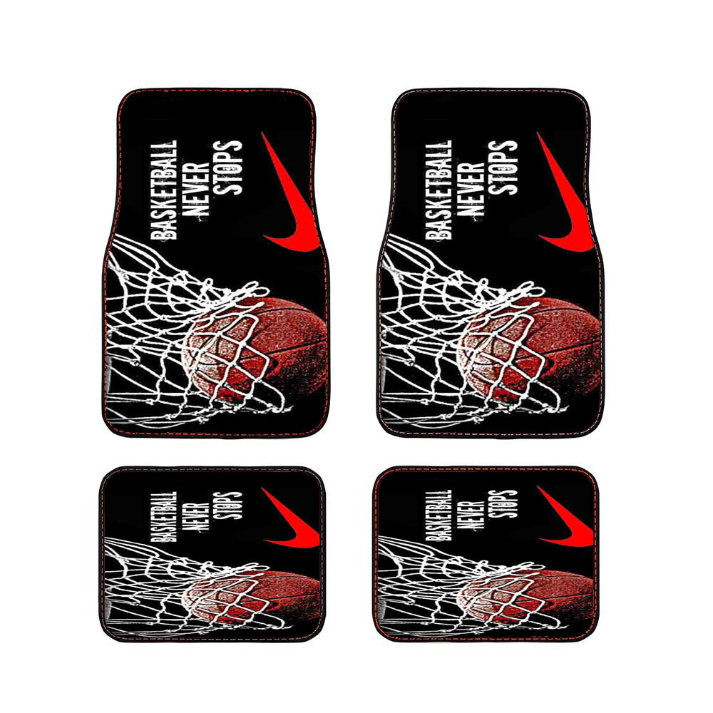 Basketball Never Stops Nike Car Floor Mats Accessories