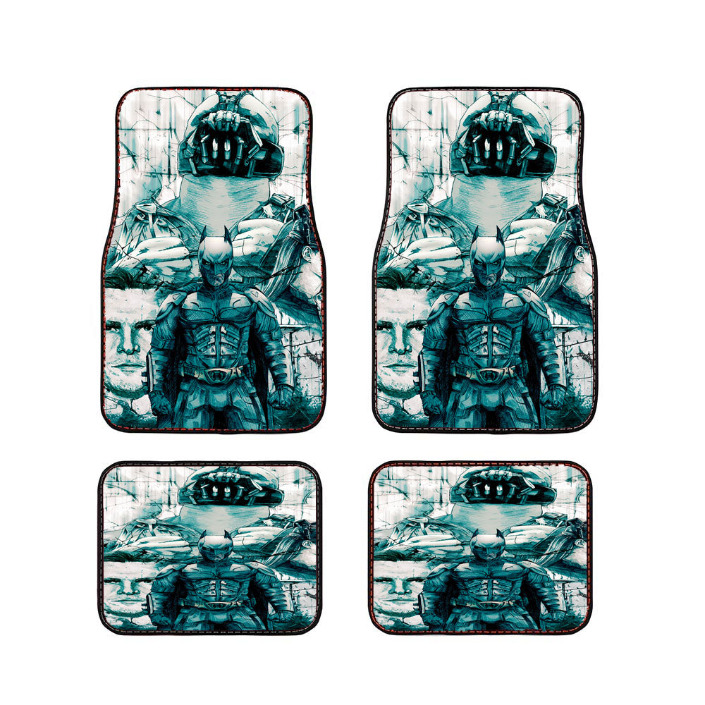 Batman And Bane The Dark Knight Rises Car Floor Mats Accessories