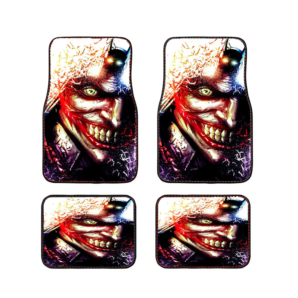 Batman And Joker Art Car Floor Mats Accessories