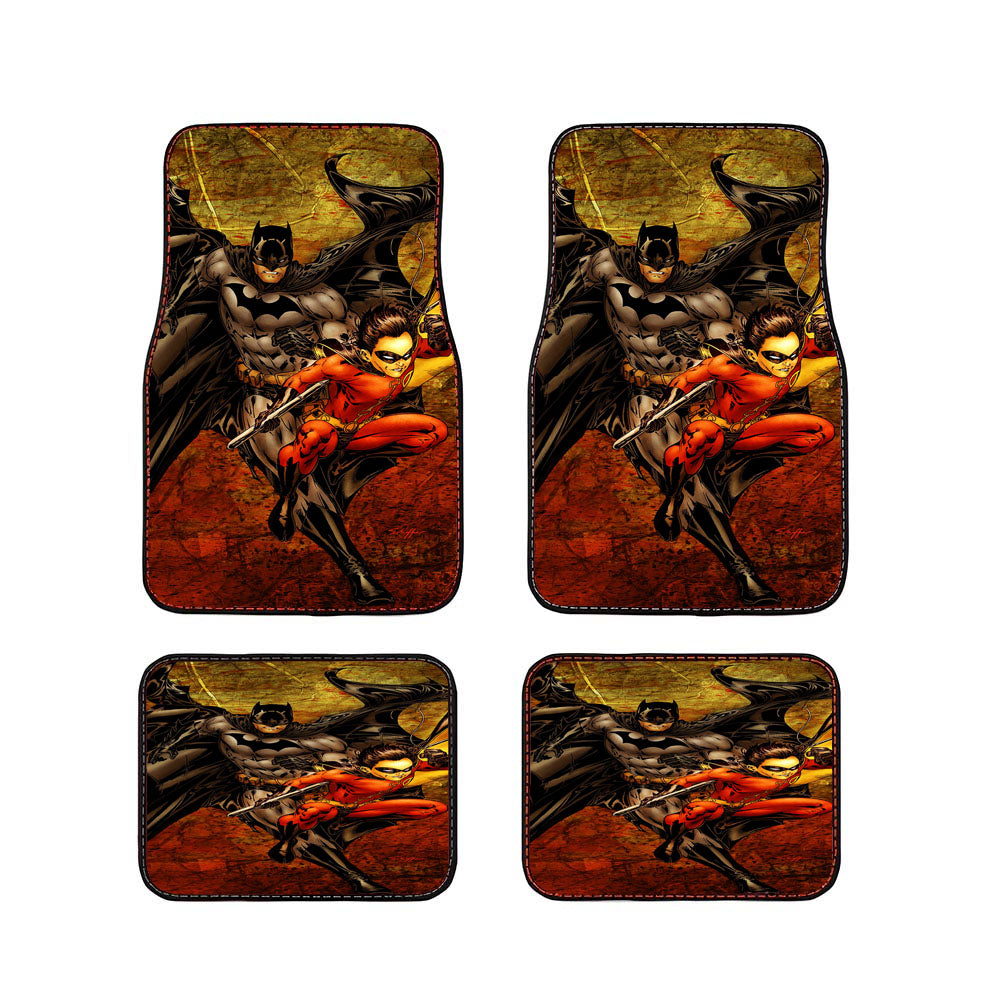 Batman And Robin Action Car Floor Mats Accessories