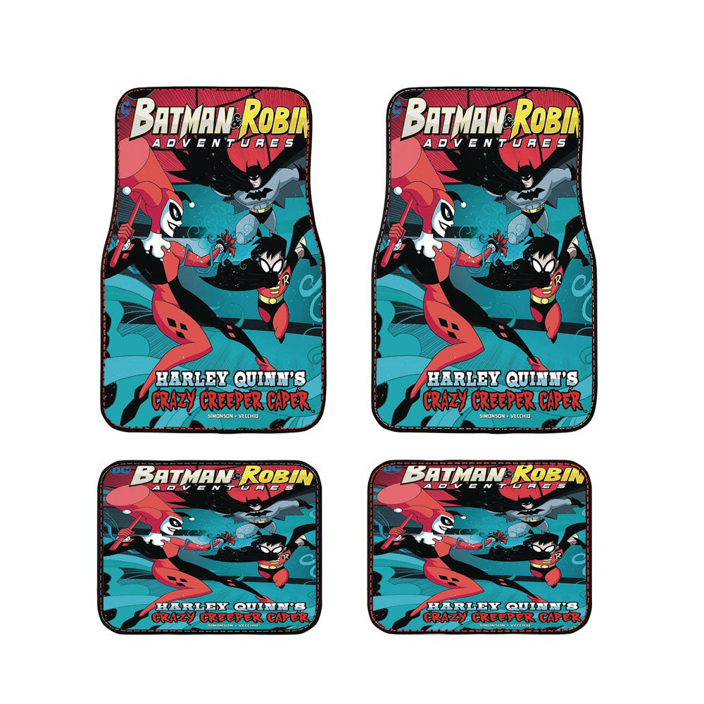 Batman And Robin Adventures Harley Quinns Crazy Creeper Caper Car Floor Mats Accessories