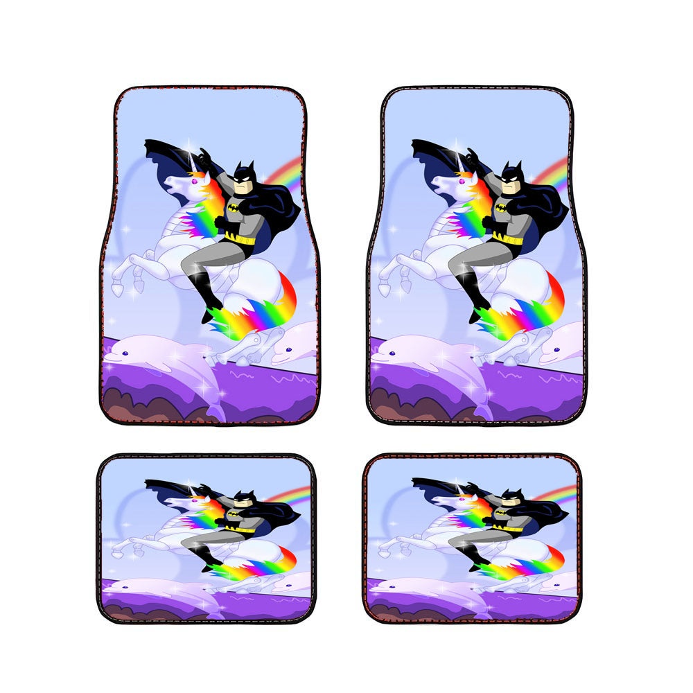 Batman And Unicorn Car Floor Mats Accessories