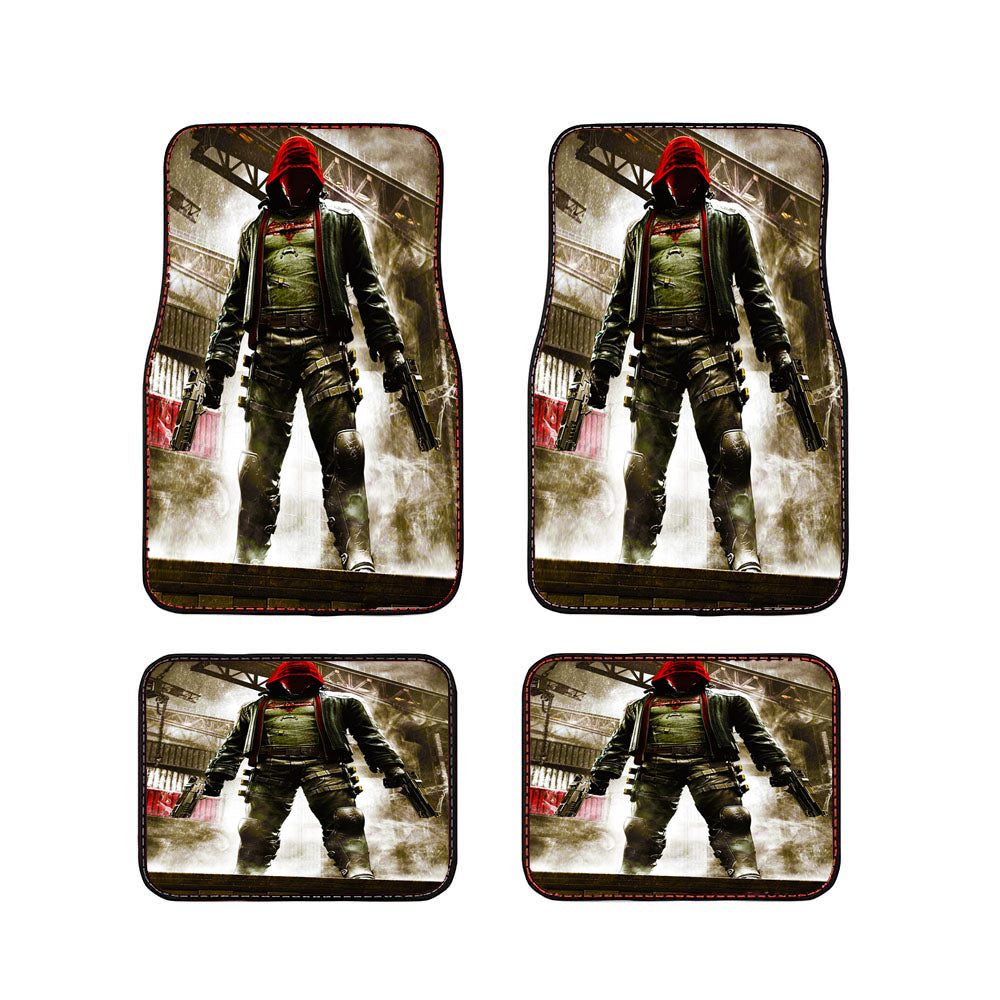 Batman Arkham Knight Red Hood Car Floor Mats Accessories