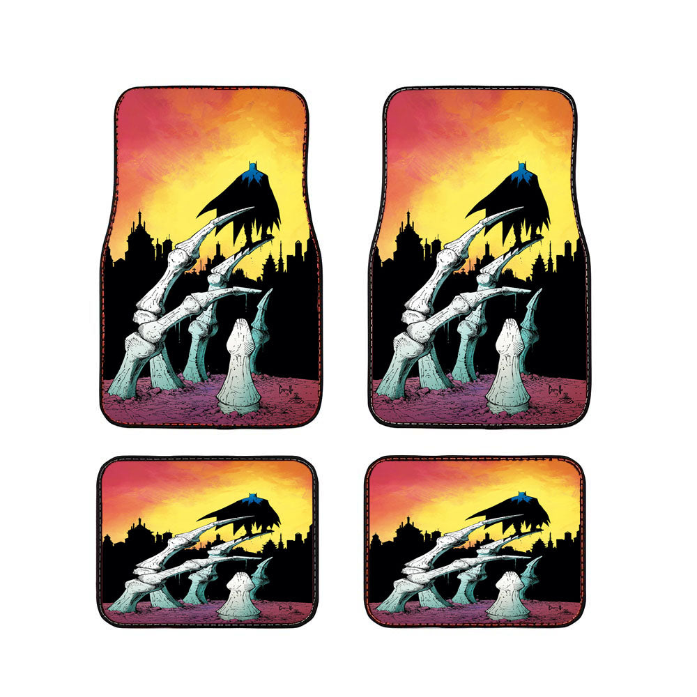 Batman Art Hands Skull Car Floor Mats Accessories
