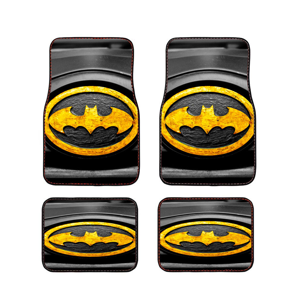 Batman Batmobile Logo Car Floor Mats Accessories