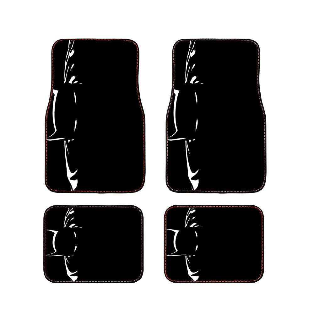 Batman Black And White Car Floor Mats Accessories
