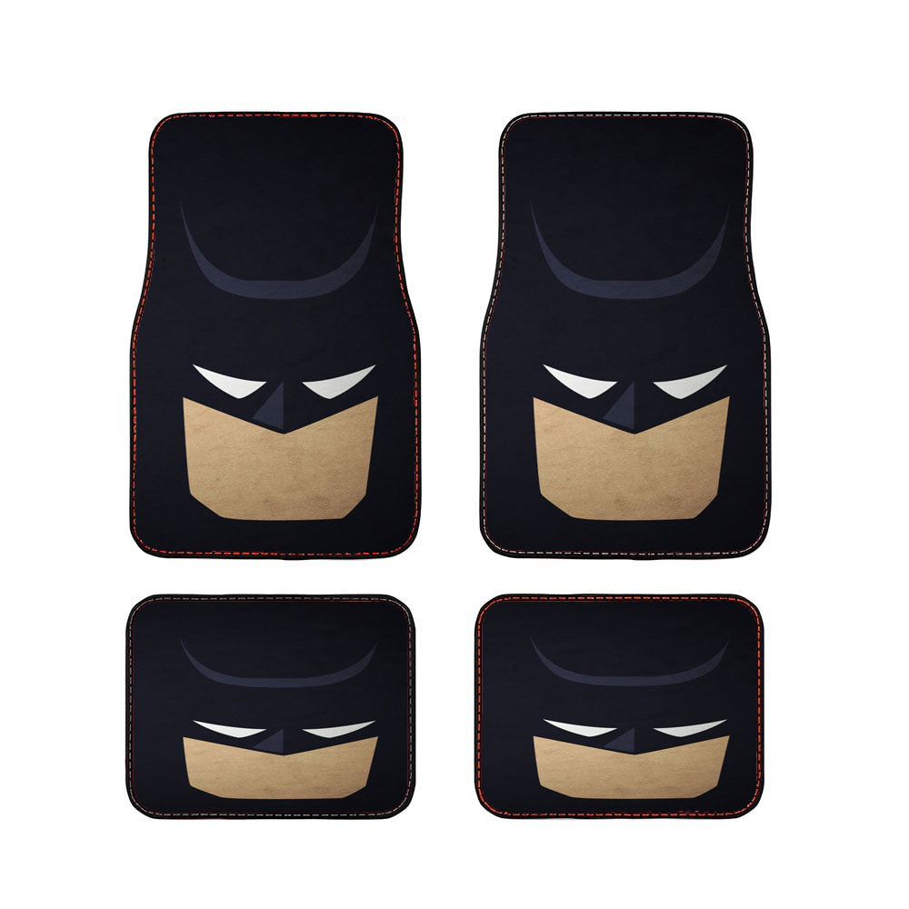 Batman Cartoon Face Car Floor Mats Accessories