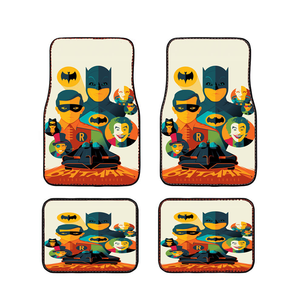 Batman Classic Series Car Floor Mats Accessories