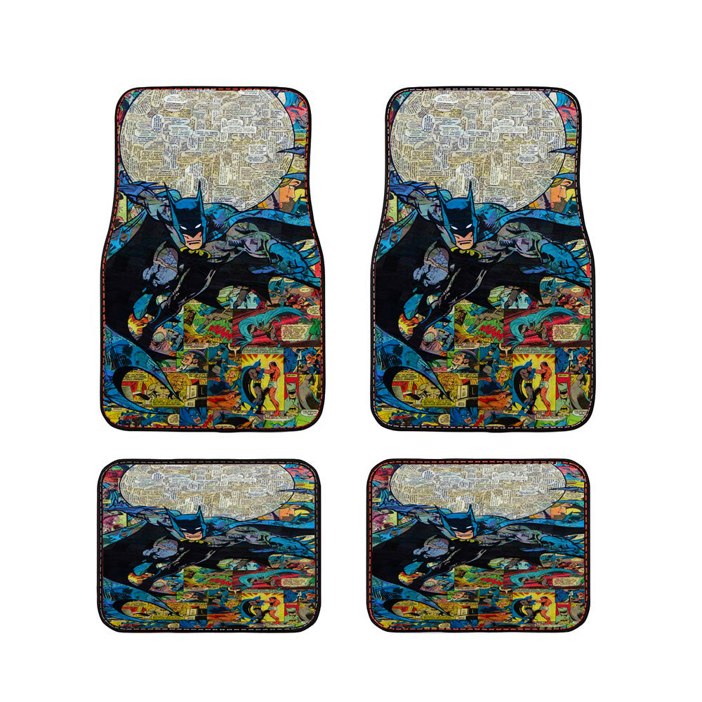 Batman Flying Comic Car Floor Mats Accessories