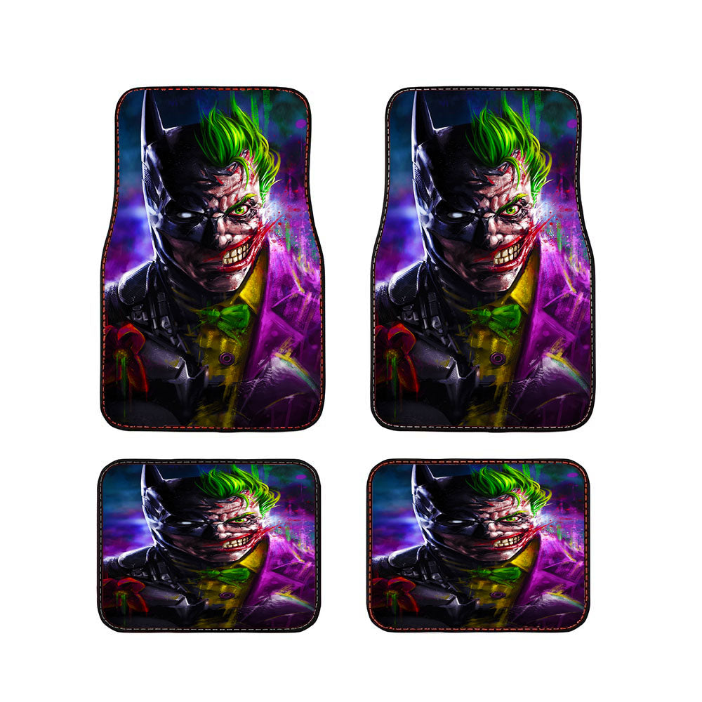 Batman Joker Half Face Car Floor Mats Accessories