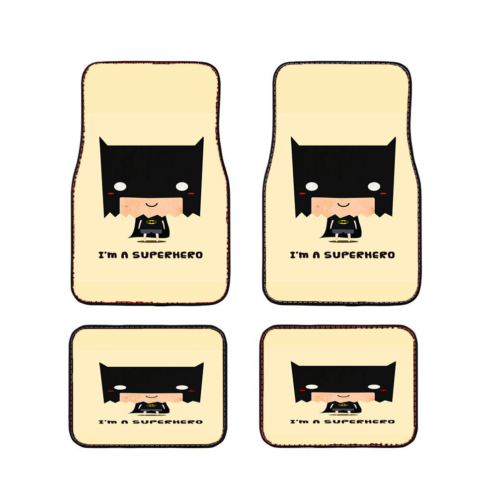 Batman Kid Vector Car Floor Mats Accessories