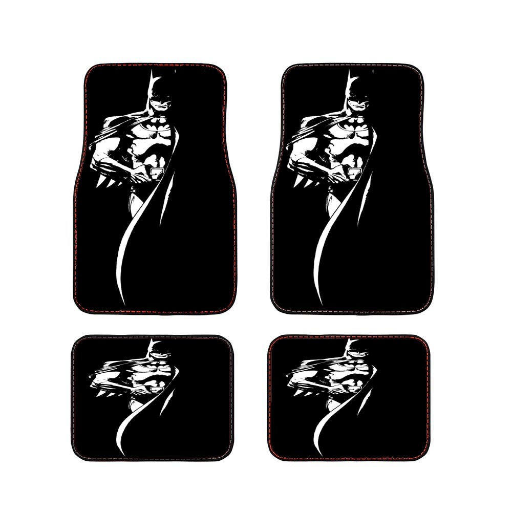 Batman Line Art Black Car Floor Mats Accessories