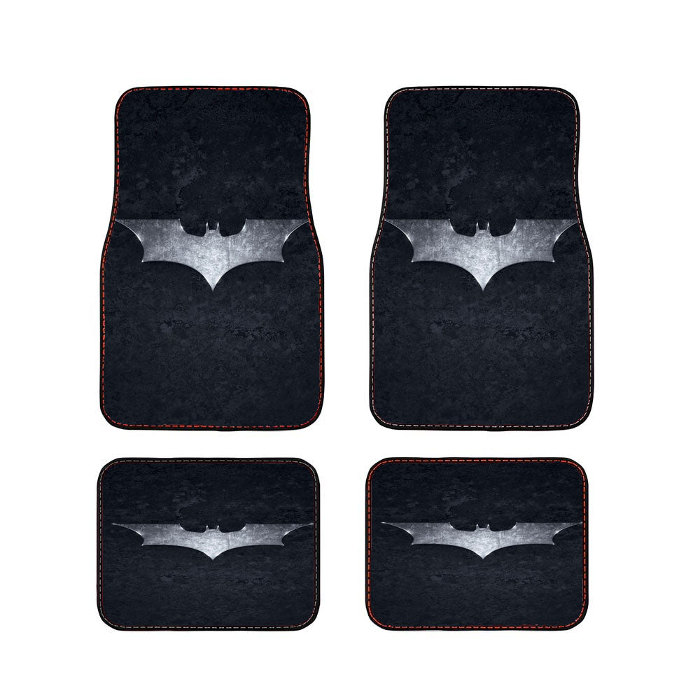 Batman Metal Logo Car Floor Mats Accessories