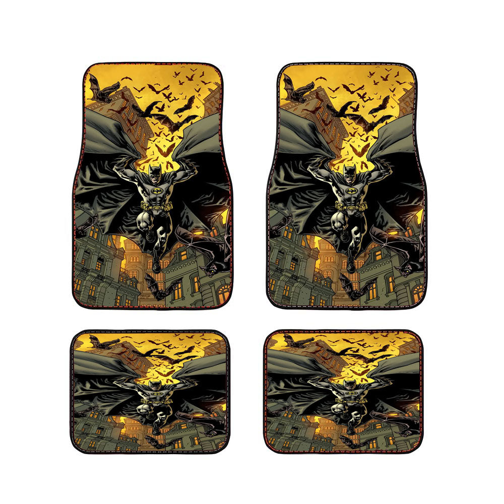 Batman Origin Cartoon Fly Car Floor Mats Accessories
